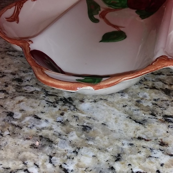 0916 AS IS Franciscan 11 7/8" 3 Part Relish Dish * - Picture 10 of 10